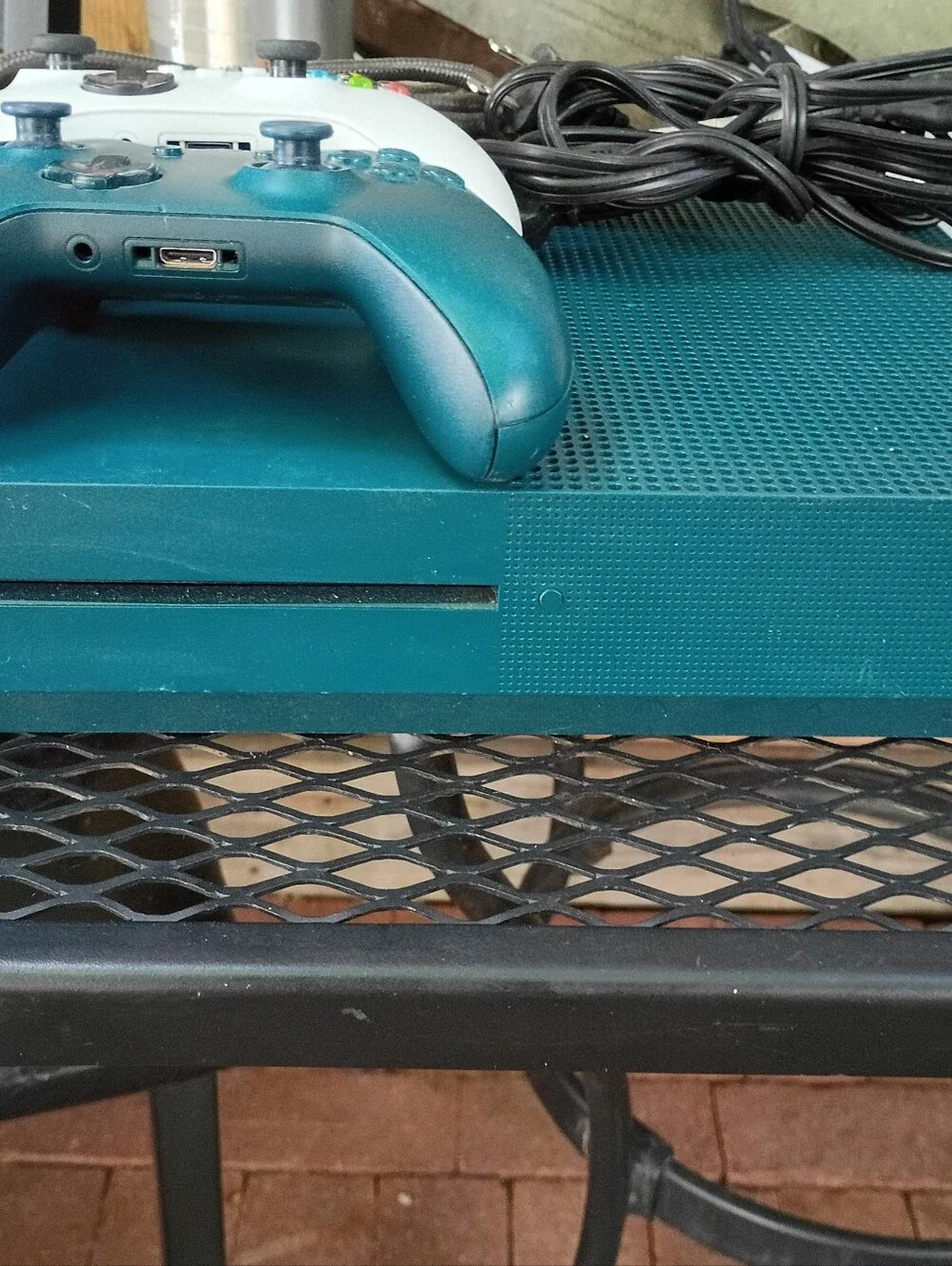 Teal Xbox 1S One S Console With 2 Controllers Microsoft Limited Edition